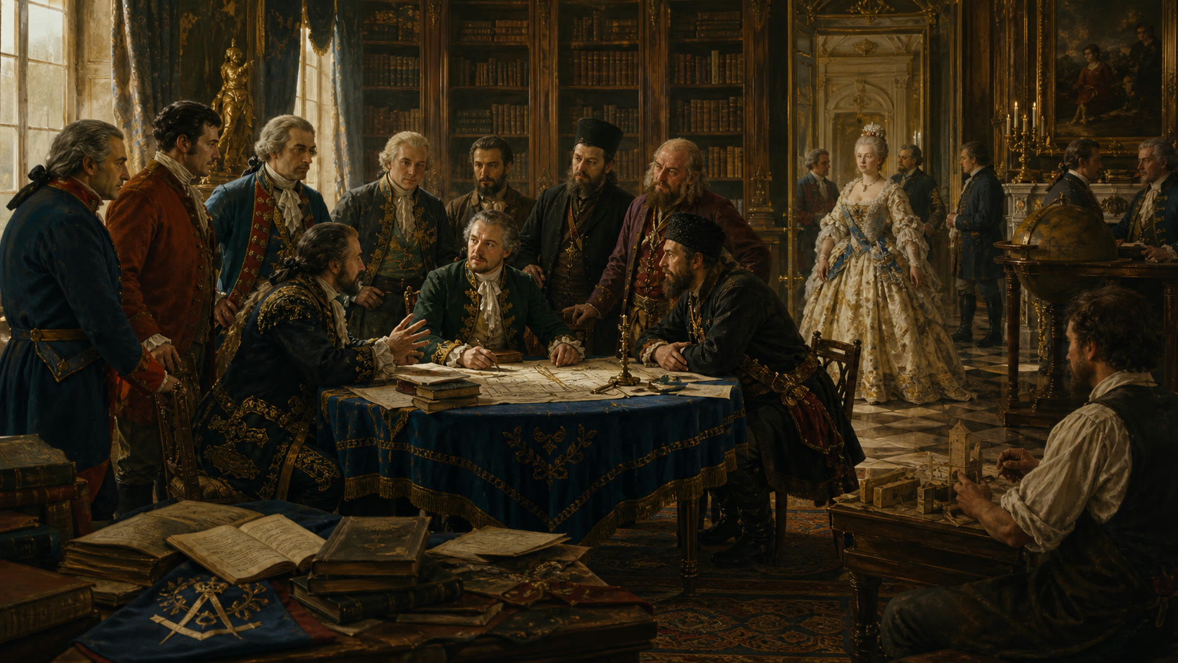 Обложка лекции «Первые русские ложи и Екатерина II»